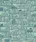 Preview: Patchwork Baumwolle - Sarah Watts - Reading Nook - Library Soft Aqua